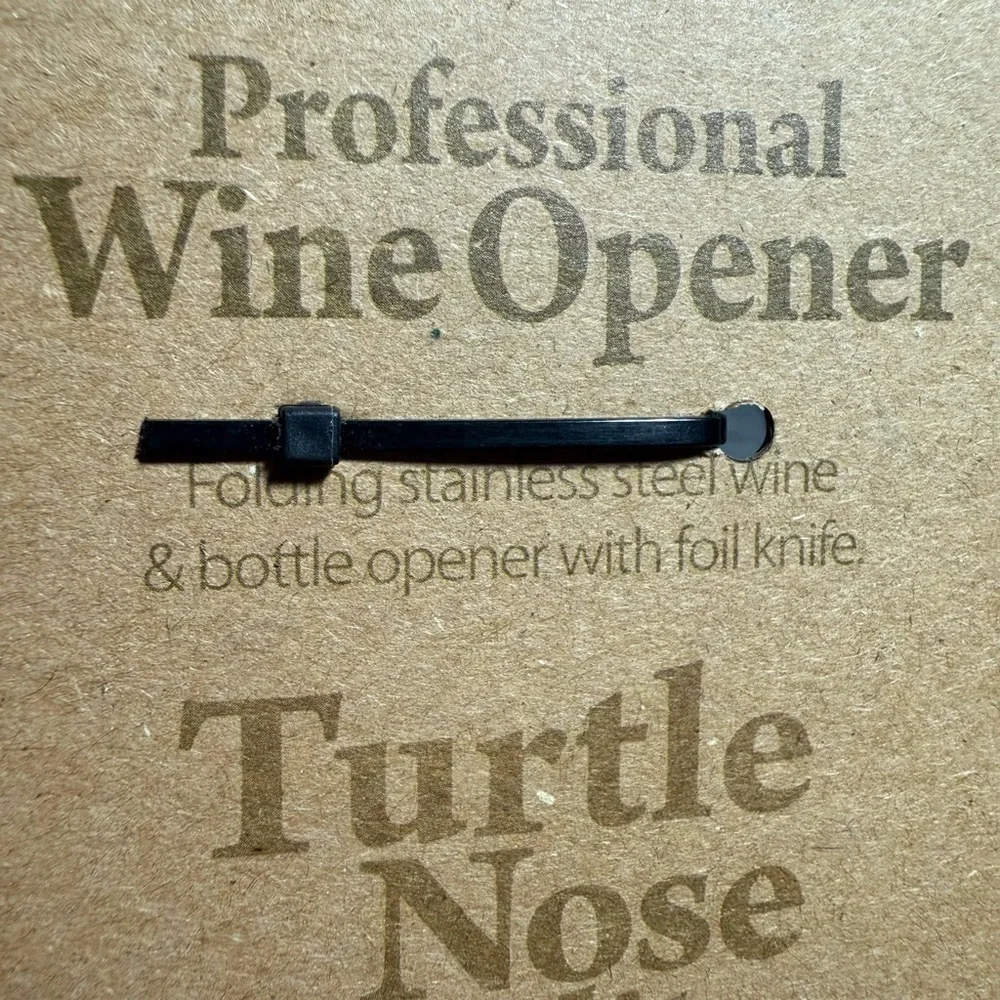 Turtle Nose Stainless Steel‎ professional wine opener New